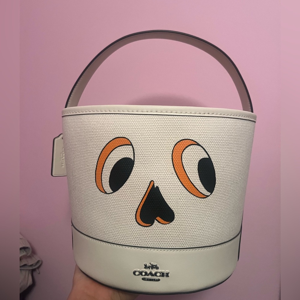 Coach Halloween Ghost bucket bag